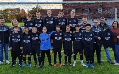 Neue Trikots dank Fa. Ulrich Laubberg